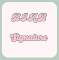 BIAB Signature