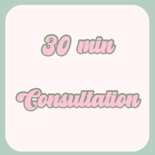 30 Minute Consultation - Custom Press On Sizing